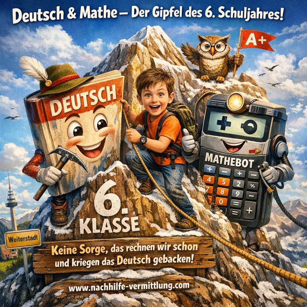 Nachhilfe Deutsch, Mathe, Mathematik Weiterstadt